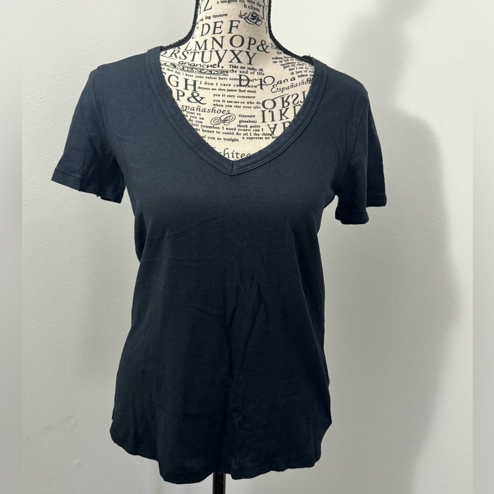 aerie distressed cropped  t-shirt